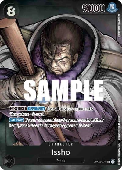 Issho Alternate Art Pillars of Strength One Piece card
