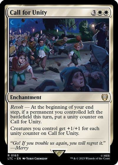 Call for Unity Commander: The Lord of the Rings: Tales of Middle-earth Magic card