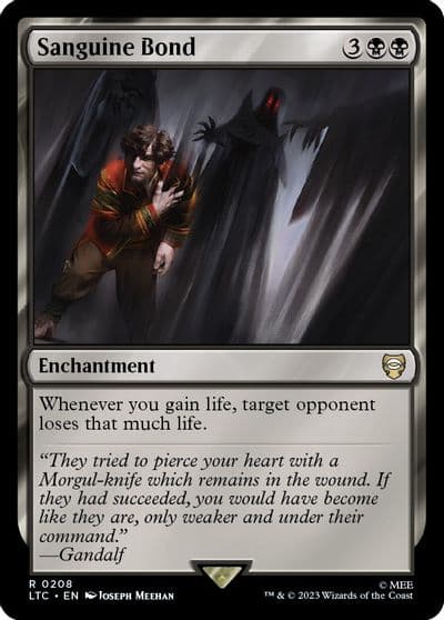 Sanguine Bond Commander: The Lord of the Rings: Tales of Middle-earth Magic card