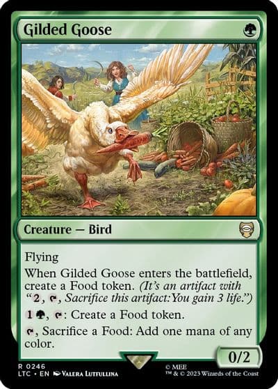 Gilded Goose Commander: The Lord of the Rings: Tales of Middle-earth Magic card