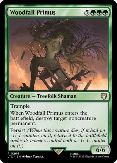 Woodfall Primus Commander: The Lord of the Rings: Tales of Middle-earth Magic card