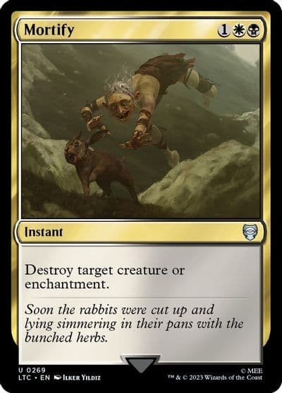 Mortify Commander: The Lord of the Rings: Tales of Middle-earth Magic card