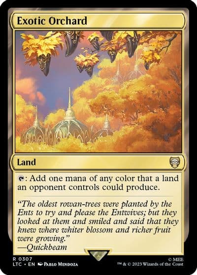 Exotic Orchard Commander: The Lord of the Rings: Tales of Middle-earth Magic card