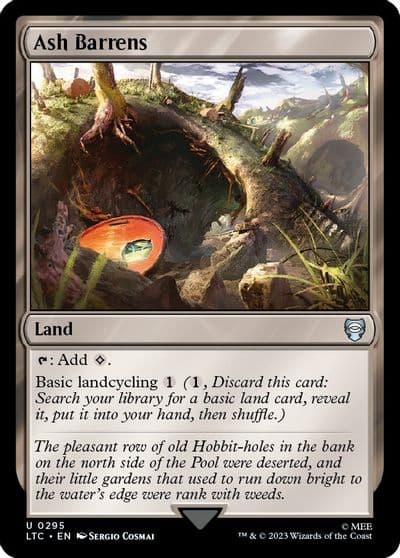 Ash Barrens Commander: The Lord of the Rings: Tales of Middle-earth Magic card