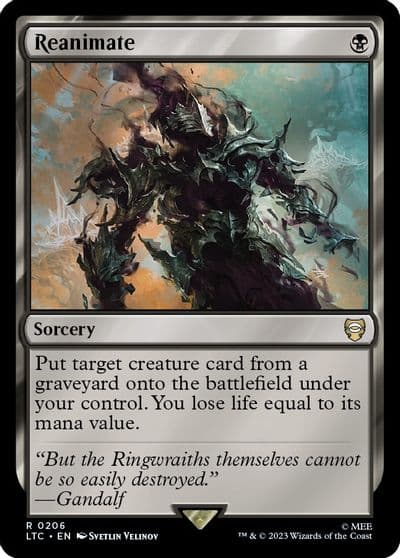 Reanimate Commander: The Lord of the Rings: Tales of Middle-earth Magic card