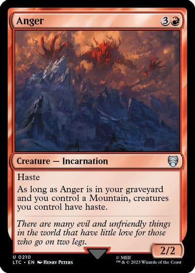 Anger Commander: The Lord of the Rings: Tales of Middle-earth Magic card