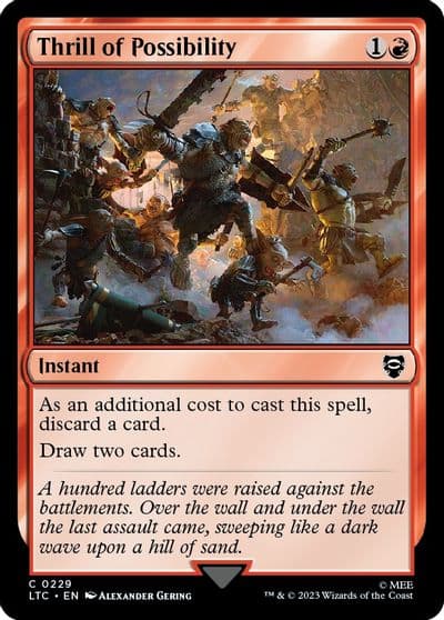 Thrill of Possibility Commander: The Lord of the Rings: Tales of Middle-earth Magic card