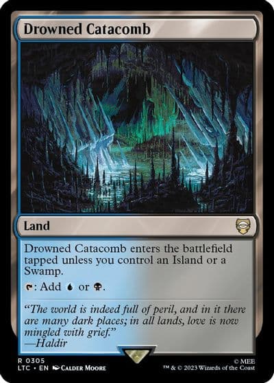 Drowned Catacomb Commander: The Lord of the Rings: Tales of Middle-earth Magic card