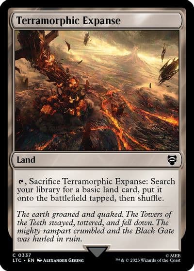 Terramorphic Expanse Commander: The Lord of the Rings: Tales of Middle-earth Magic card