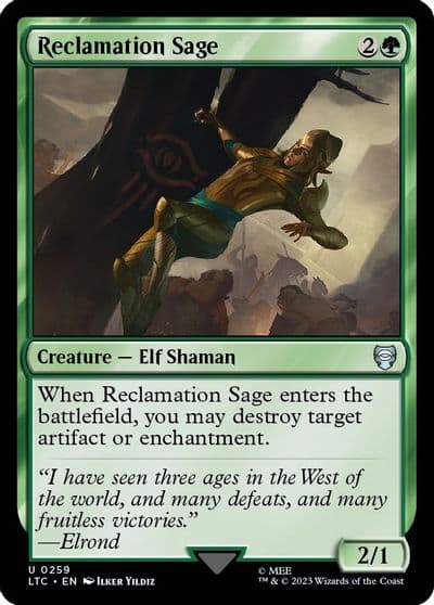Reclamation Sage Commander: The Lord of the Rings: Tales of Middle-earth Magic card
