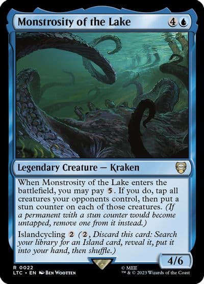 Monstrosity of the Lake Commander: The Lord of the Rings: Tales of Middle-earth Magic card