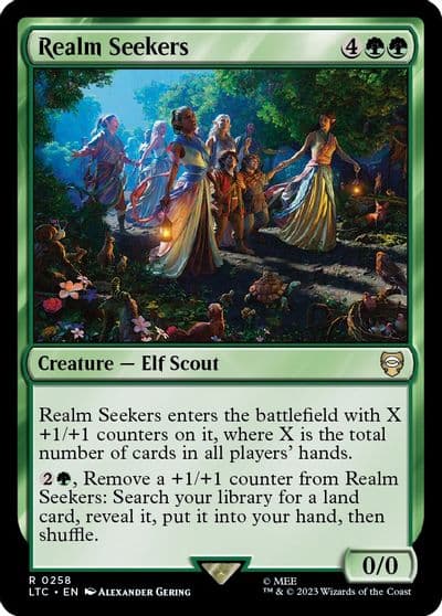 Realm Seekers Commander: The Lord of the Rings: Tales of Middle-earth Magic card