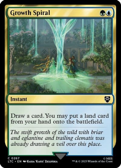 Growth Spiral Commander: The Lord of the Rings: Tales of Middle-earth Magic card