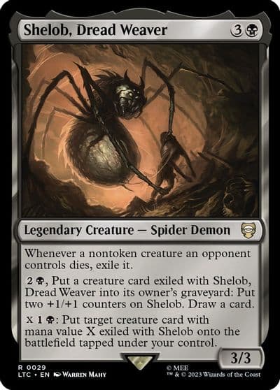Shelob Dread Weaver Commander: The Lord of the Rings: Tales of Middle-earth Magic card