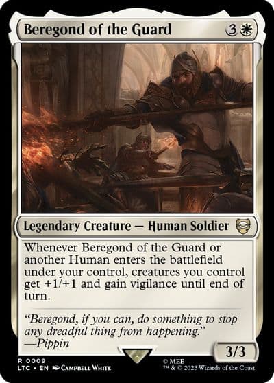 Beregond of the Guard Commander: The Lord of the Rings: Tales of Middle-earth Magic card