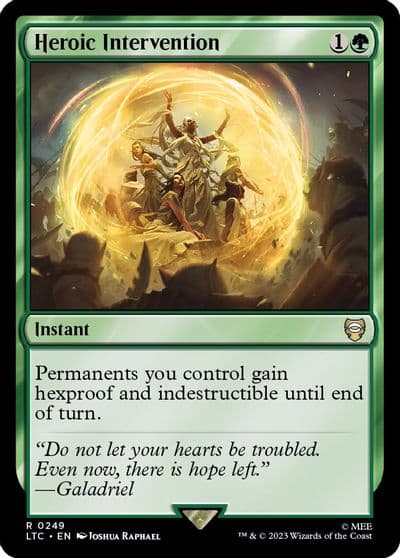 Heroic Intervention Commander: The Lord of the Rings: Tales of Middle-earth Magic card