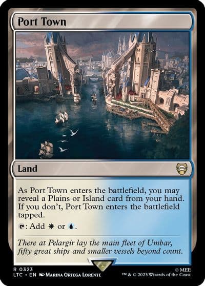 Port Town Commander: The Lord of the Rings: Tales of Middle-earth Magic card