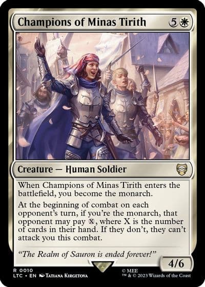 Champions of Minas Tirith Commander: The Lord of the Rings: Tales of Middle-earth Magic card