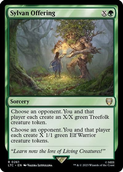 Sylvan Offering Commander: The Lord of the Rings: Tales of Middle-earth Magic card