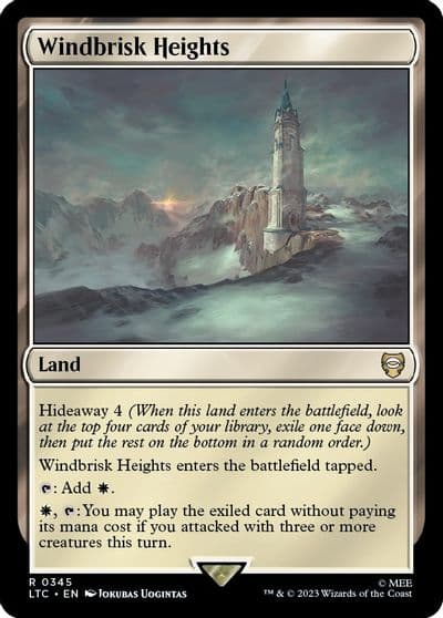 Windbrisk Heights Commander: The Lord of the Rings: Tales of Middle-earth Magic card