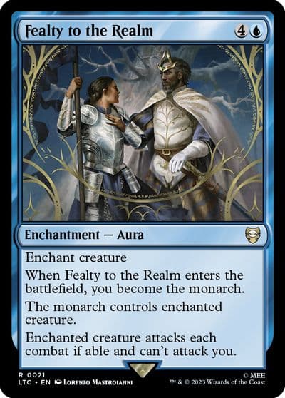 Fealty to the Realm Commander: The Lord of the Rings: Tales of Middle-earth Magic card
