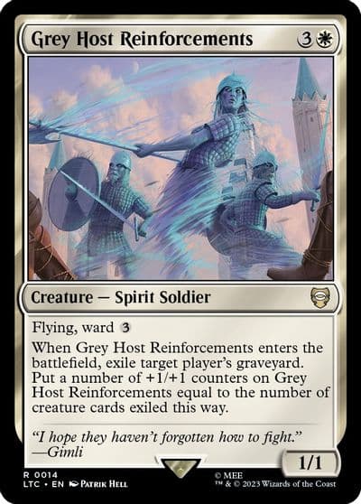 Grey Host Reinforcements Commander: The Lord of the Rings: Tales of Middle-earth Magic card