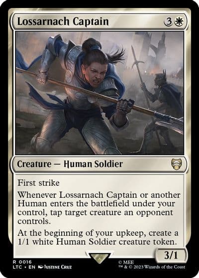 Lossarnach Captain Commander: The Lord of the Rings: Tales of Middle-earth Magic card
