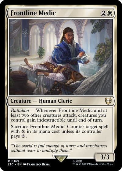 Frontline Medic Commander: The Lord of the Rings: Tales of Middle-earth Magic card