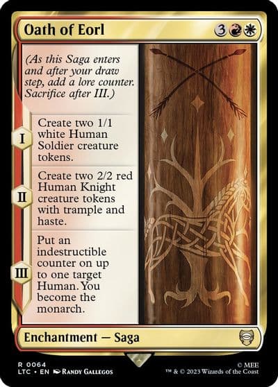 Oath of Eorl Commander: The Lord of the Rings: Tales of Middle-earth Magic card