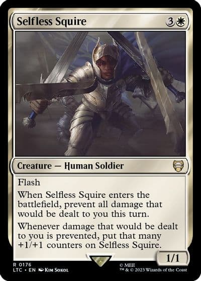 Selfless Squire Commander: The Lord of the Rings: Tales of Middle-earth Magic card