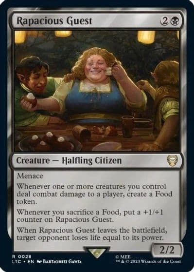Rapacious Guest Commander: The Lord of the Rings: Tales of Middle-earth Magic card