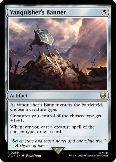 Vanquishers Banner Commander: The Lord of the Rings: Tales of Middle-earth Magic card