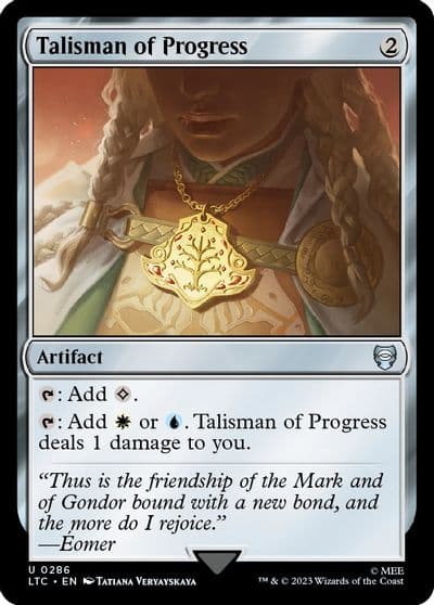 Talisman of Progress Commander: The Lord of the Rings: Tales of Middle-earth Magic card