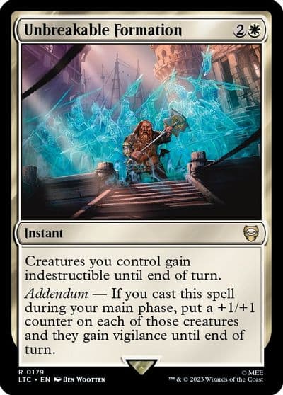 Unbreakable Formation Commander: The Lord of the Rings: Tales of Middle-earth Magic card