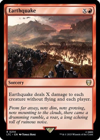 Earthquake Commander: The Lord of the Rings: Tales of Middle-earth Magic card