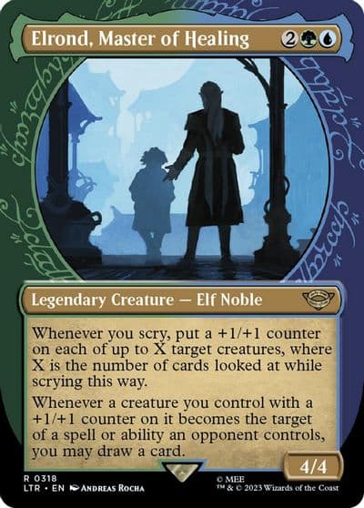 Elrond Master of Healing Showcase Universes Beyond: The Lord of the Rings: Tales of Middle-earth Magic card