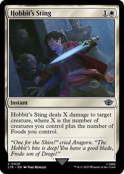 Hobbits Sting Universes Beyond: The Lord of the Rings: Tales of Middle-earth Magic card