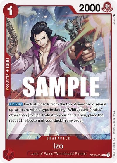 Izo Pillars of Strength One Piece card