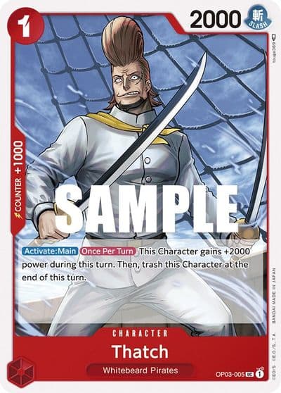 Thatch Pillars of Strength One Piece card