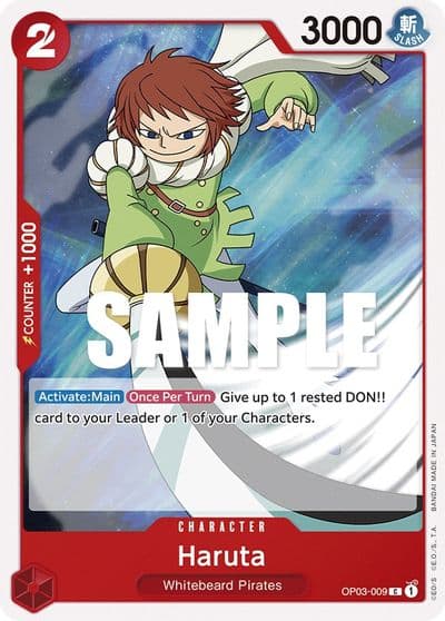 Haruta Pillars of Strength One Piece card
