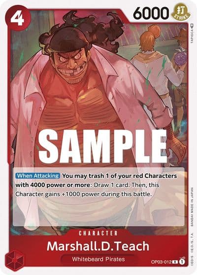 MarshallDTeach Pillars of Strength One Piece card