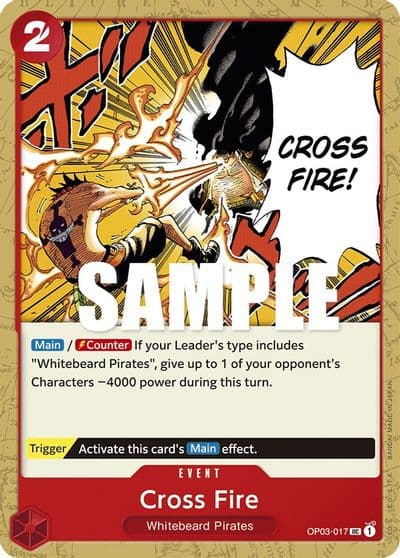 Cross Fire Pillars of Strength One Piece card