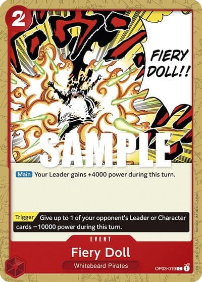 Fiery Doll Pillars of Strength One Piece card