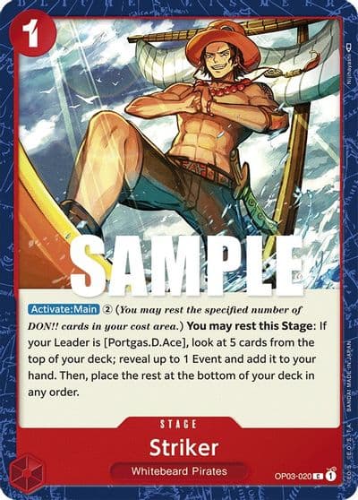Striker Pillars of Strength One Piece card