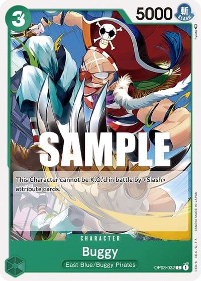 Buggy 032 Pillars of Strength One Piece card