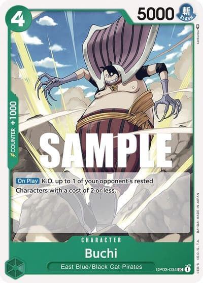 Buchi Pillars of Strength One Piece card