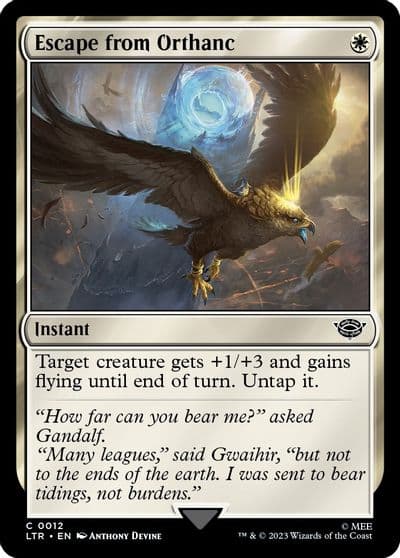 Escape from Orthanc Universes Beyond: The Lord of the Rings: Tales of Middle-earth Magic card