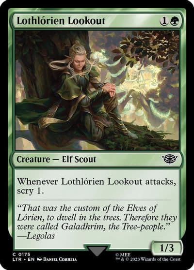 Lothlorien Lookout Universes Beyond: The Lord of the Rings: Tales of Middle-earth Magic card