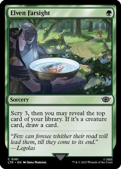 Elven Farsight Universes Beyond: The Lord of the Rings: Tales of Middle-earth Magic card