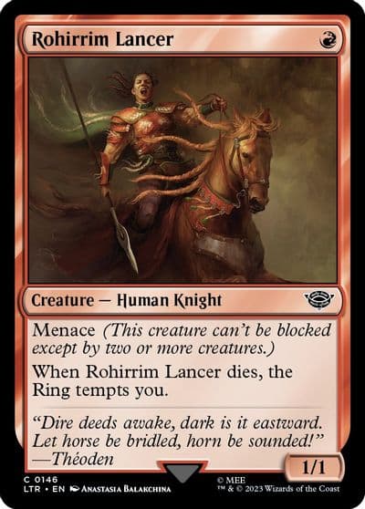 Rohirrim Lancer Universes Beyond: The Lord of the Rings: Tales of Middle-earth Magic card